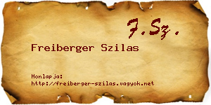 Freiberger Szilas névjegykártya
